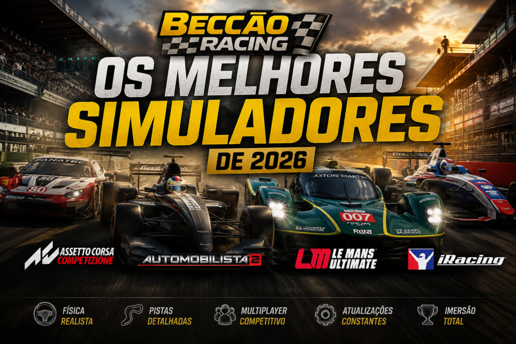 Os melhores simuladores de corrida para jogar em 2026