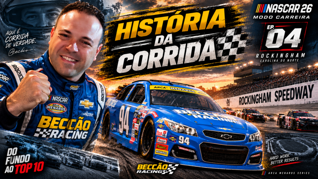 Do P19 ao Top 10: o novo motor muda o jogo em Rockingham no NASCAR 26