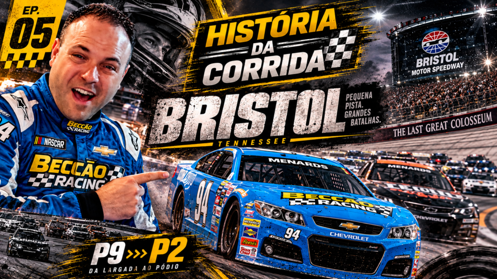 O Milagre em Bristol: Beccão Racing busca o P2 na linha de chegada no NASCAR 26