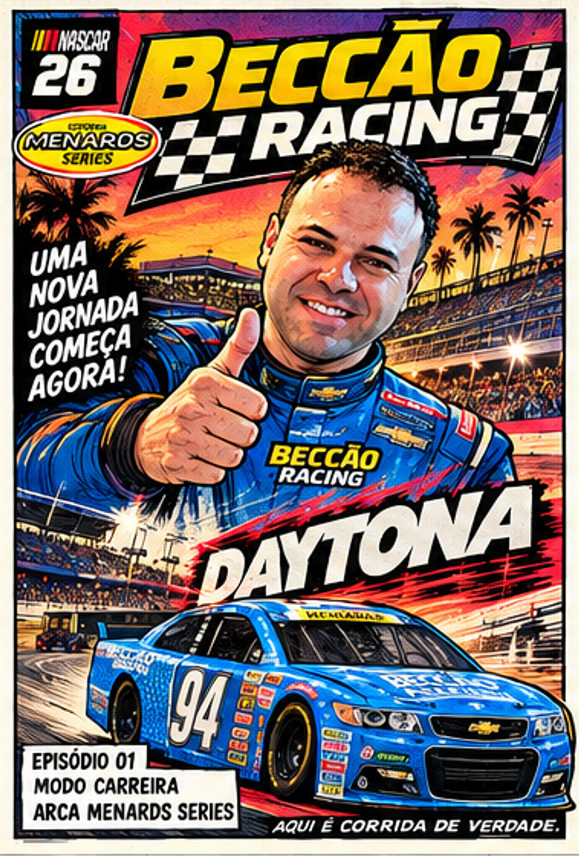 Beccão Racing Comics Nº 01 — Daytona