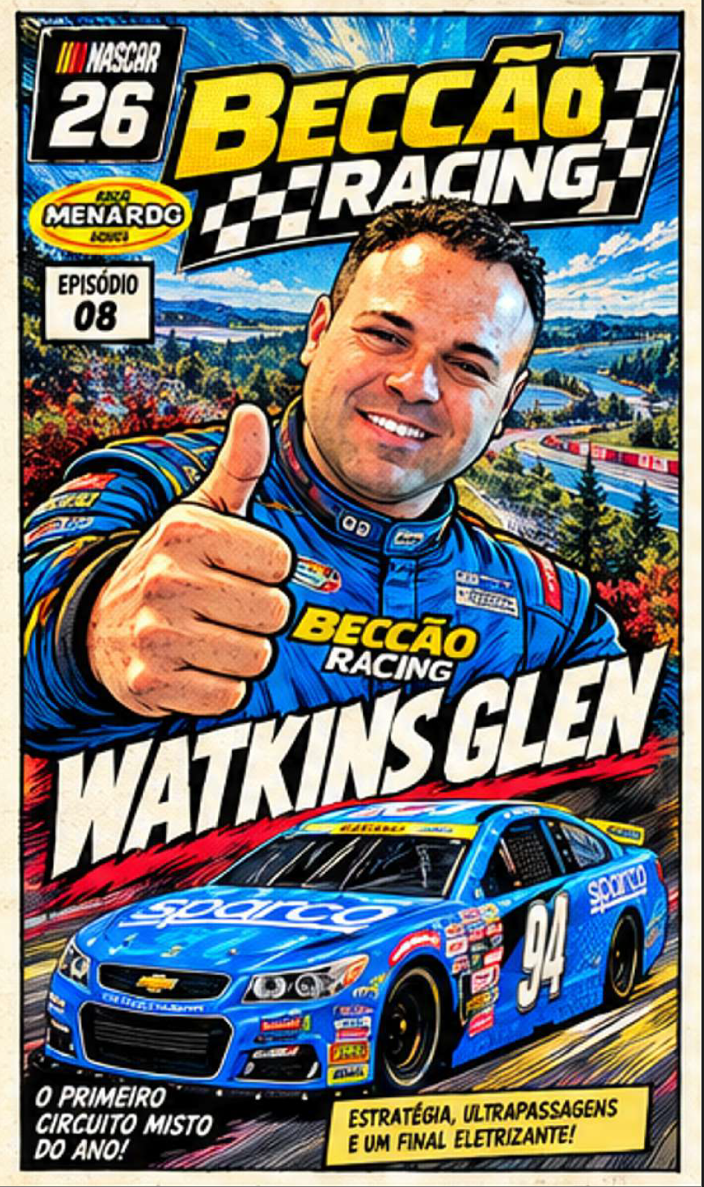 Beccão Racing Comics Nº 08 — Watkins Glen International