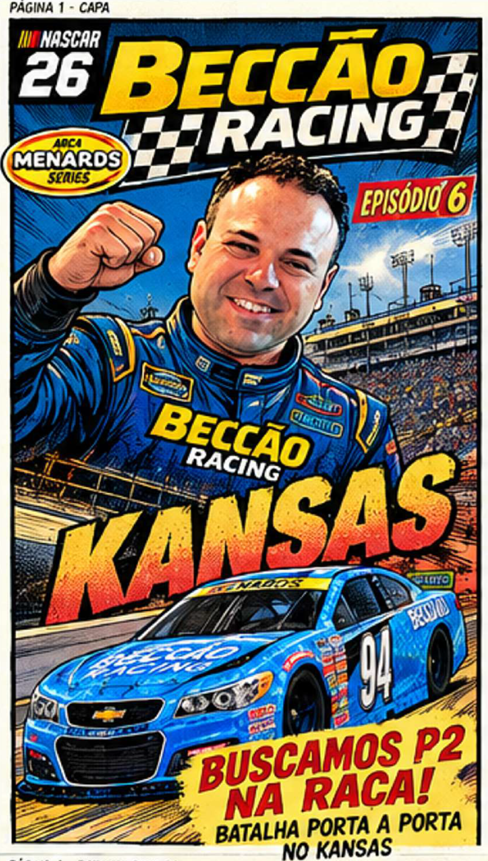 Beccão Racing Comics Nº 06 — Kansas