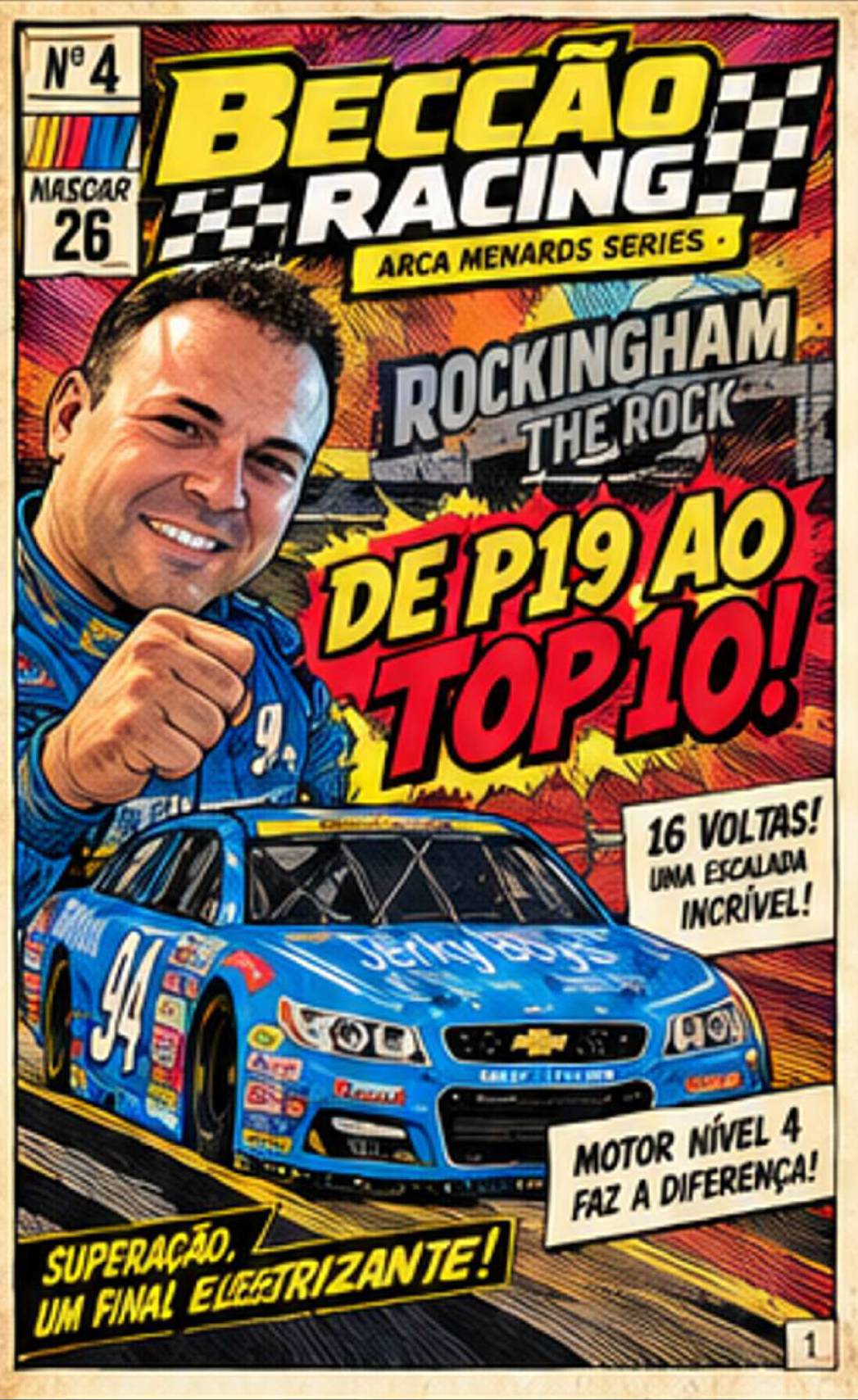 Beccão Racing Comics Nº 04 — Rockingham