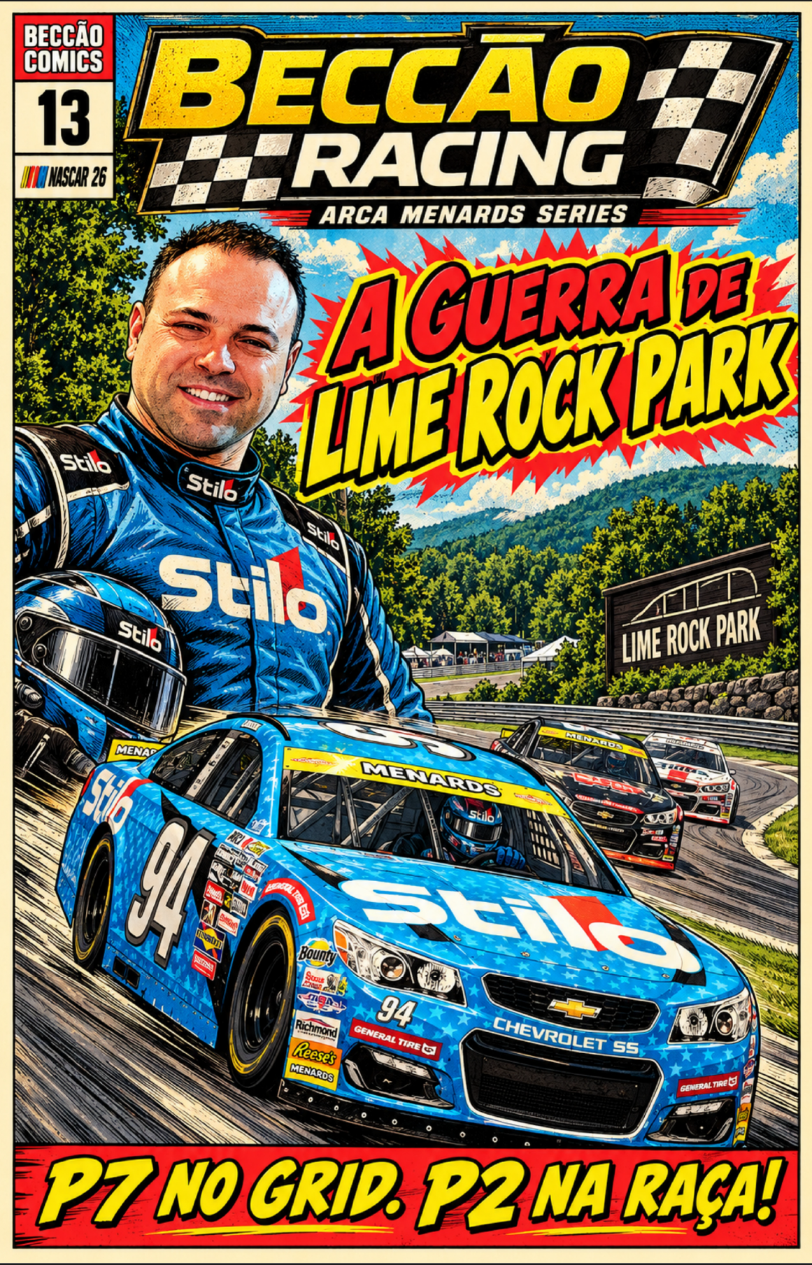 Beccão Racing Comics Nº 13 — Lime Rock Park