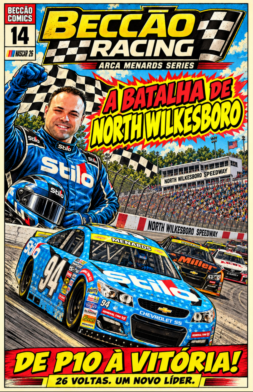 Beccão Racing Comics Nº 14 — North Wilkesboro